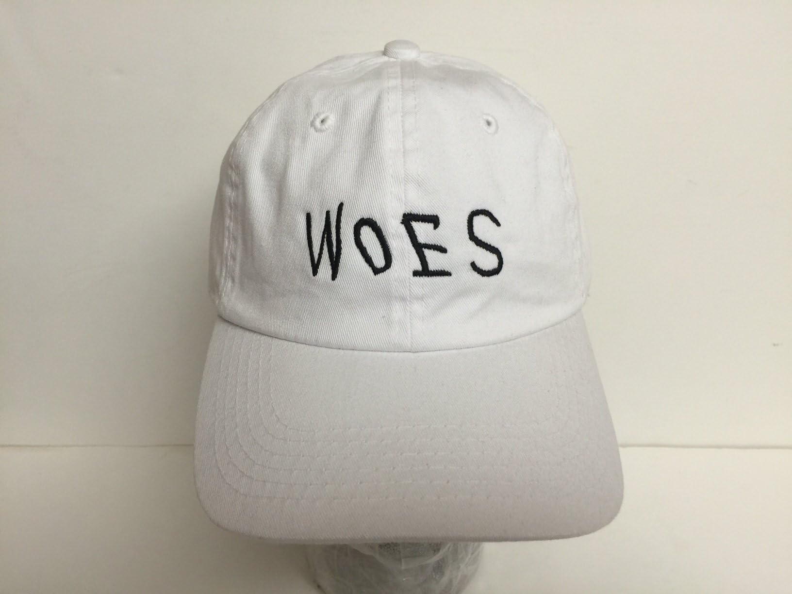 Woes White Strapback Hat