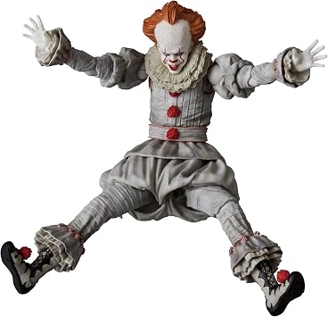 Medicom It: Pennywise Mafex Action Figure, Multicolor