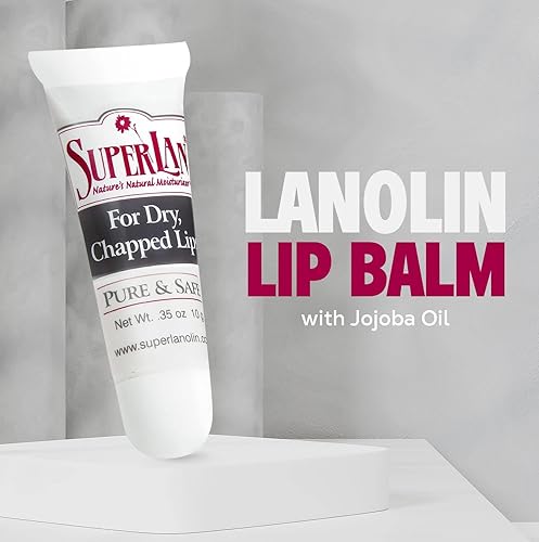 Miniatura 8 de Superlan - Bálsamo labial orgánico de lanolina para labios secos, agrietados y agrietados por Superlan - Hidratante labial natural con lanolina