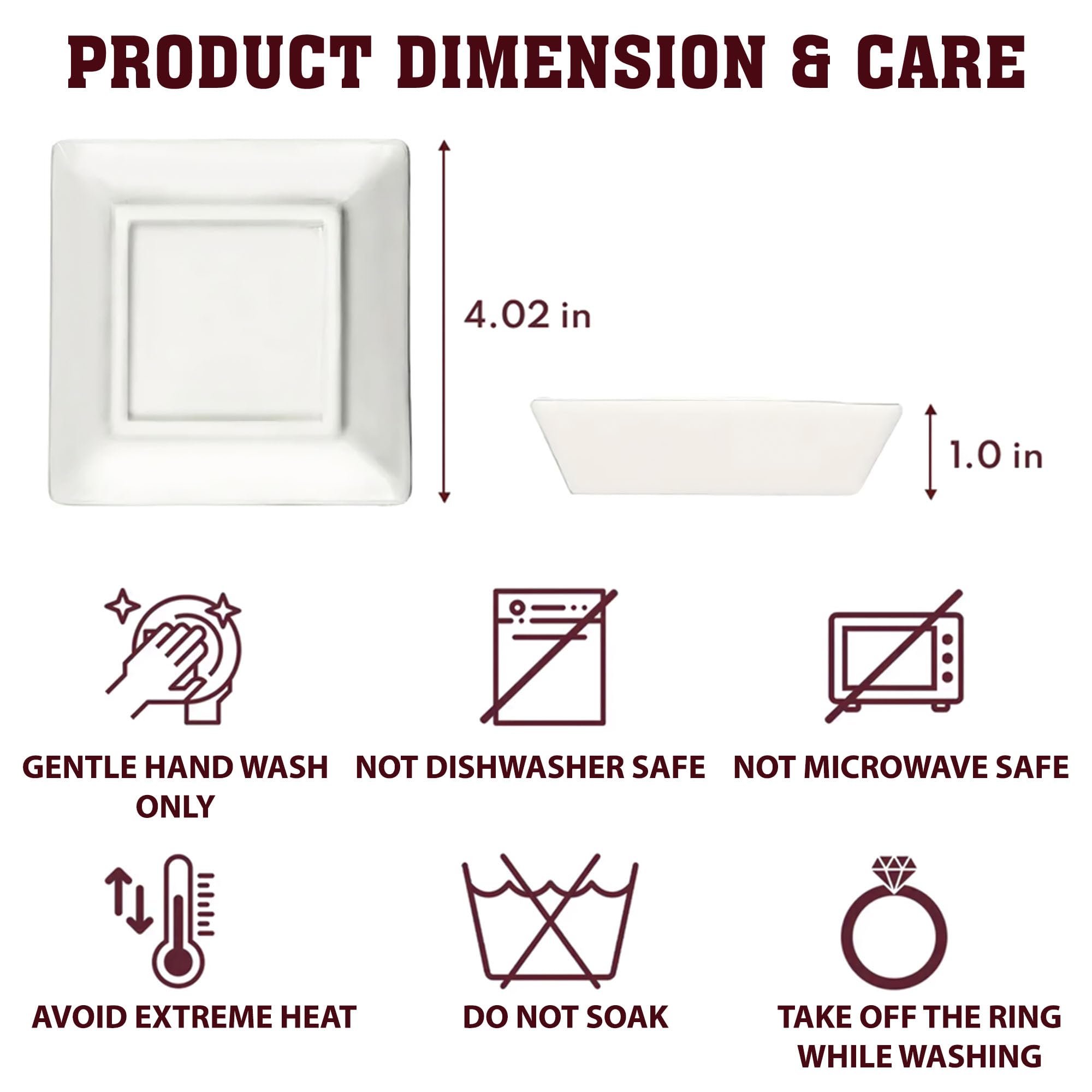 HCRSEVENUS Personalized Jewelry Dish, A Sweet Ending to a New Beginning, Graduation Gift for Her 2025, Custom Keepsake for Best Friend, Daughter, or Graduate