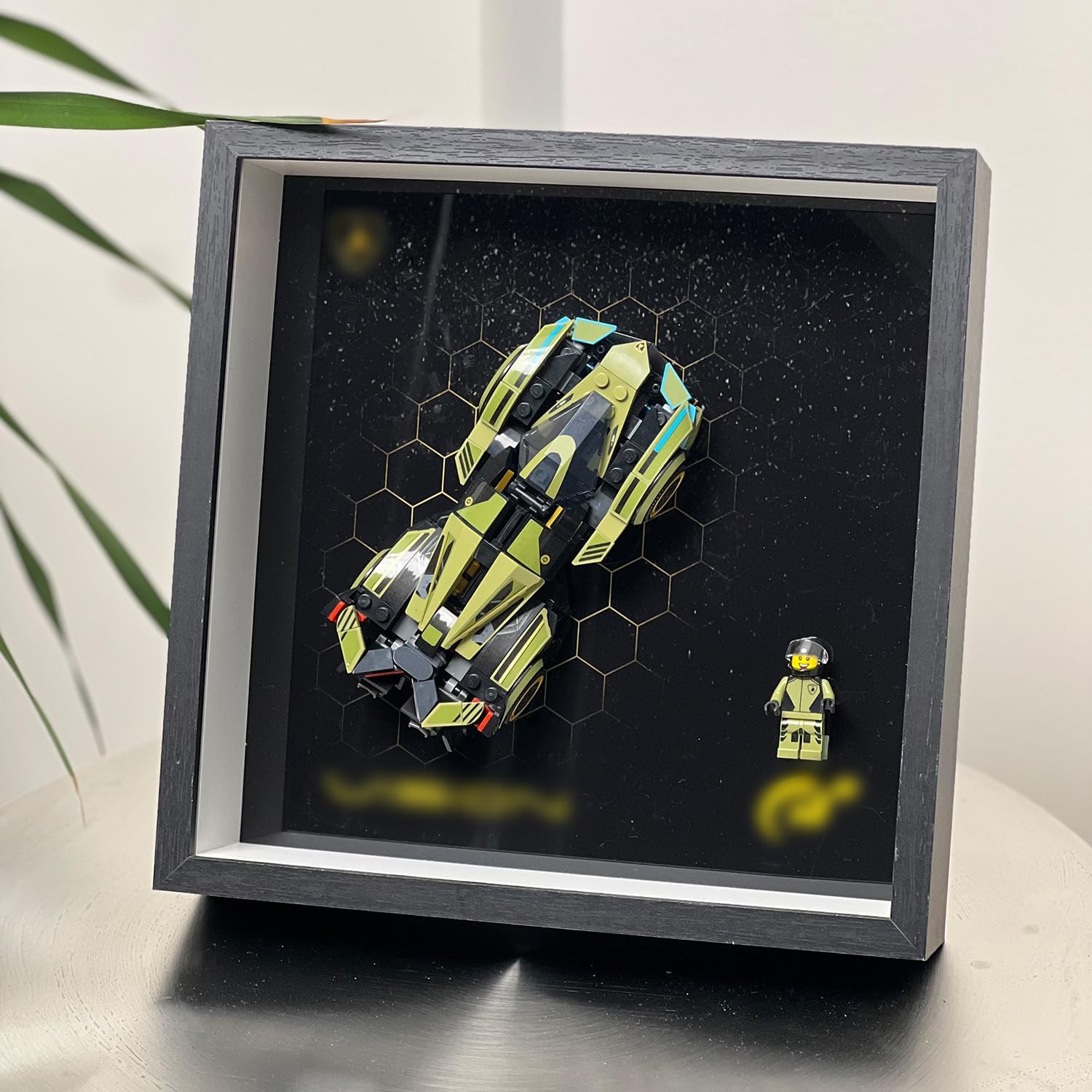 iLuane Display Wallboard for 76923, Adult Collectibles Wall Mount, Home or Office Décor (No Car Included)