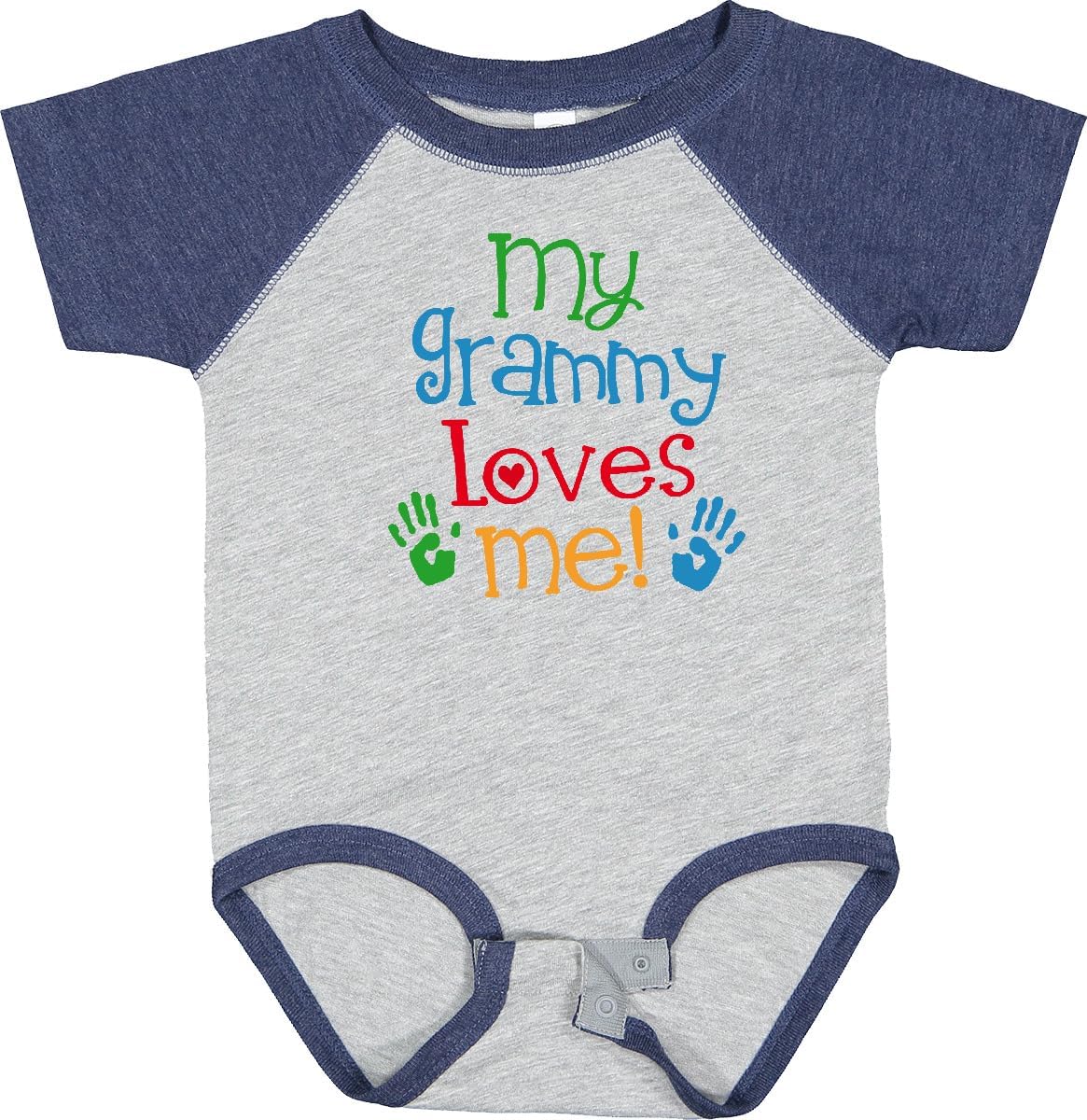inktastic My Grammy Loves Me Baby Bodysuit