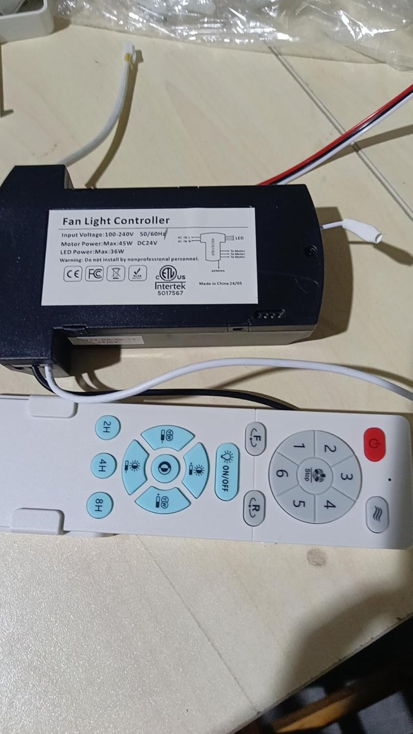 Remote Control for B0D1FV5Q2B TLY52-BG-5X-T5