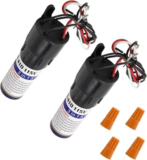 RCO410 3 in1 Compressor Hard Start Capacitor Kit Compatible with Refrigerators & Freezers 1/4-1/3 H.P. 115VAC, Repalce for TJ90RCO410, AP4503017, 600-410, HS410, RC0410, RCO-410-2 Pack
