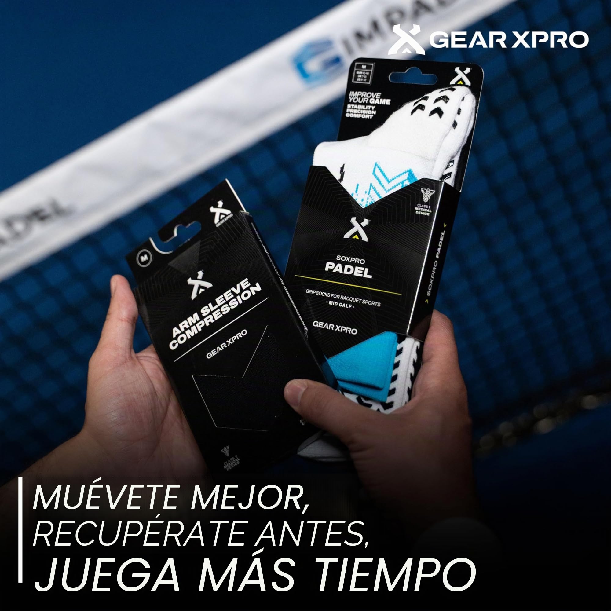 Manguito brazo de compresión para Padel, Tenis, Voleibol y Ciclismo – Protección Muscular y Recuperación