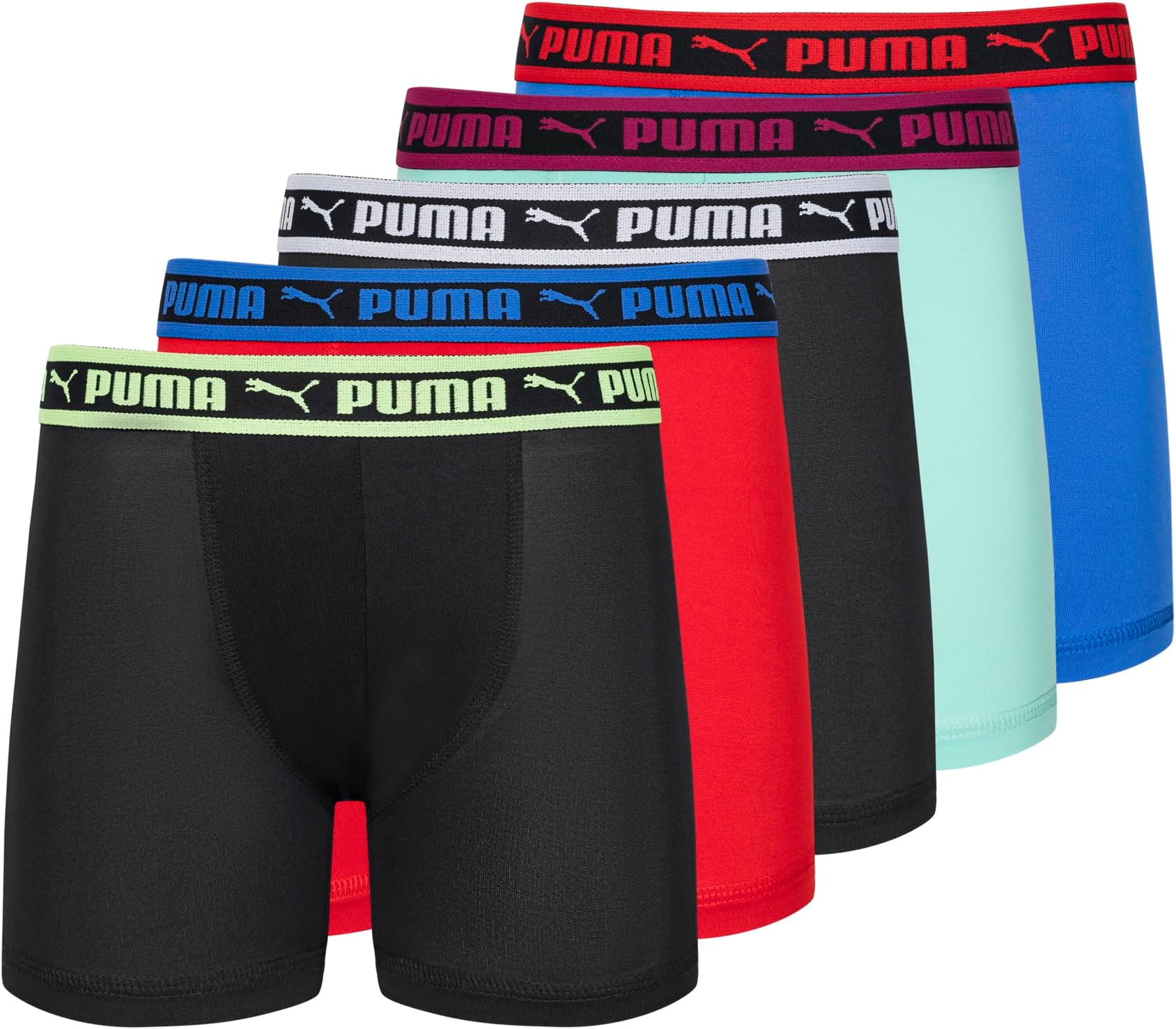 Boys' 5 Pack Performance Boxer Briefs