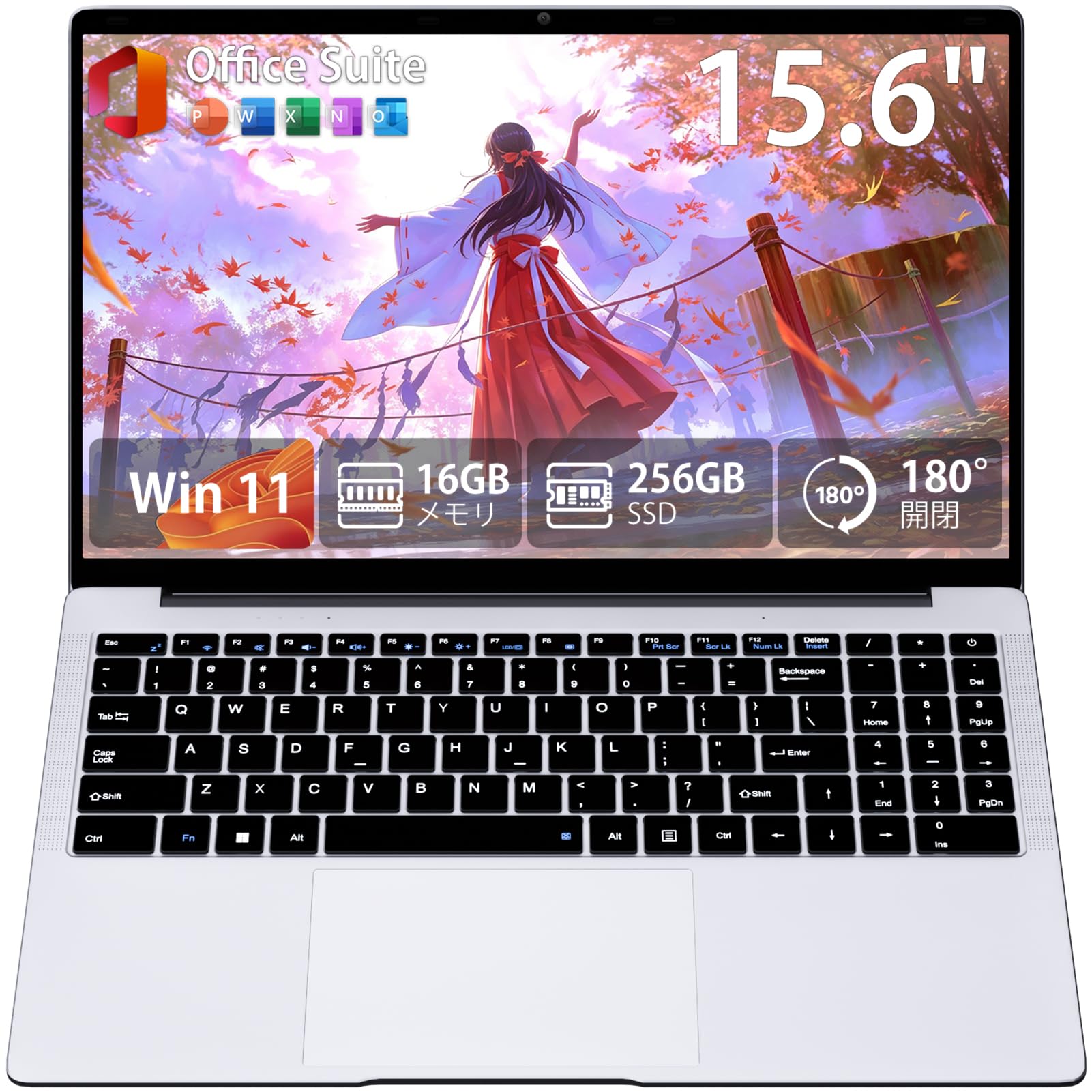 Amazon.co.jp: Moxalc 15.6インチ ノートパソコン Win 11 Pro Office