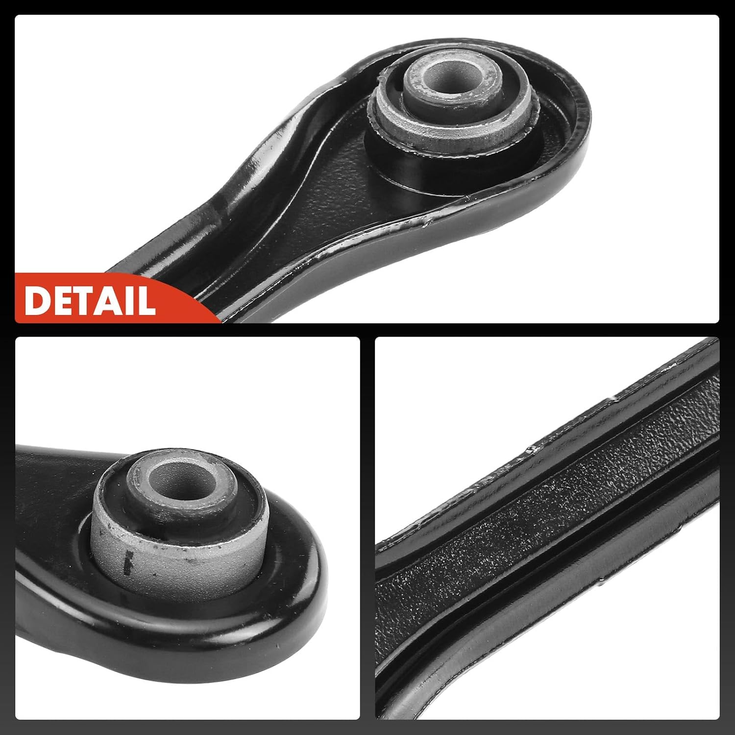 A-Premium Rear Lower Control Arm, with Bushing, Compatible with Ford Focus 00-18, Escape 13-19,C-Max 13-18, Mazda 3 04-13, 5 06-10/12-15, Volvo C30 07-13, C70 06-13, V50 05-11, S40 04-11