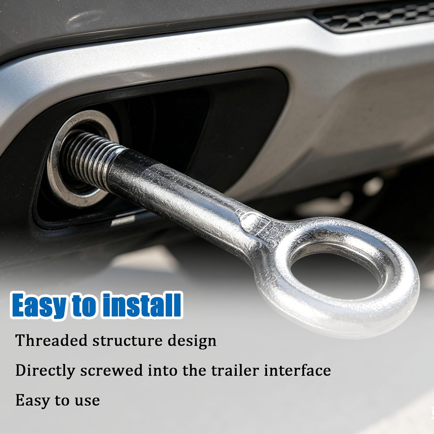 Front Rear Tow Hook Fit for Dodge Ram ProMaster 1500 2500 3500 2014-2024