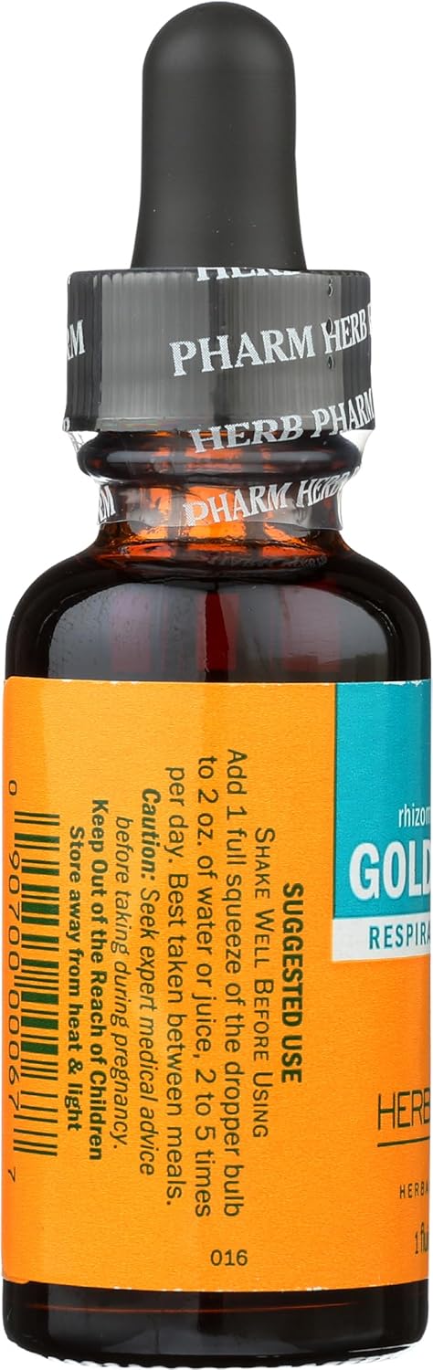 Herb Pharm Certified Organic Goldenseal Liquid Extract for Respiratory System Support, Organic Cane Alcohol, 1 Ounce - Image 6