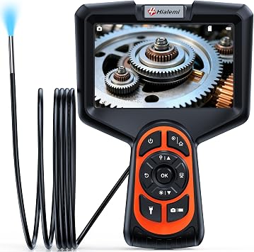 3.9mm Borescope Camera with Light, 5" Industrial Endoscope Camera