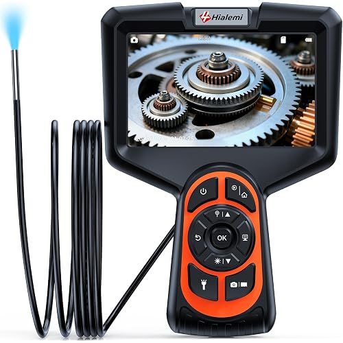 3.9mm Borescope Camera with Light, 5" Industrial Endoscope Camera