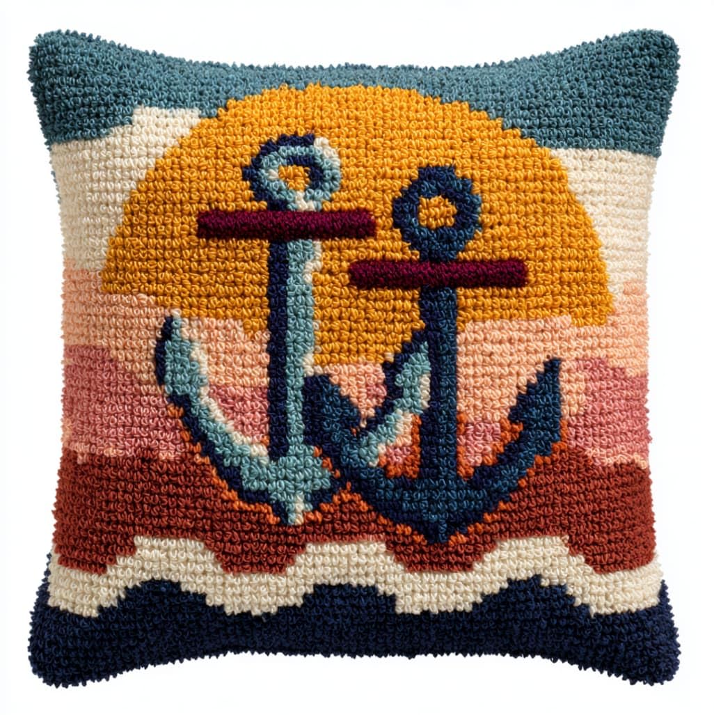 Latch Hook Cushion Kits,Anchor