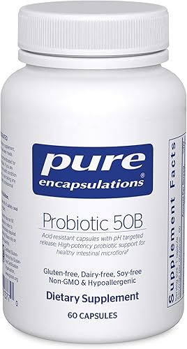 Miniatura 1 de Pure Encapsulations Probiotic 50B  Cápsulas probióticas resistentes a los ácidos para apoyar la ecología intestinal y la salud digestiva e