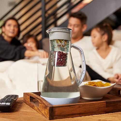 Miniatura 4 de Hydros Aqua Fruit Infusor Inserto para todas las botellas de agua, jarras y jarra delgada, sin BPA, rosa