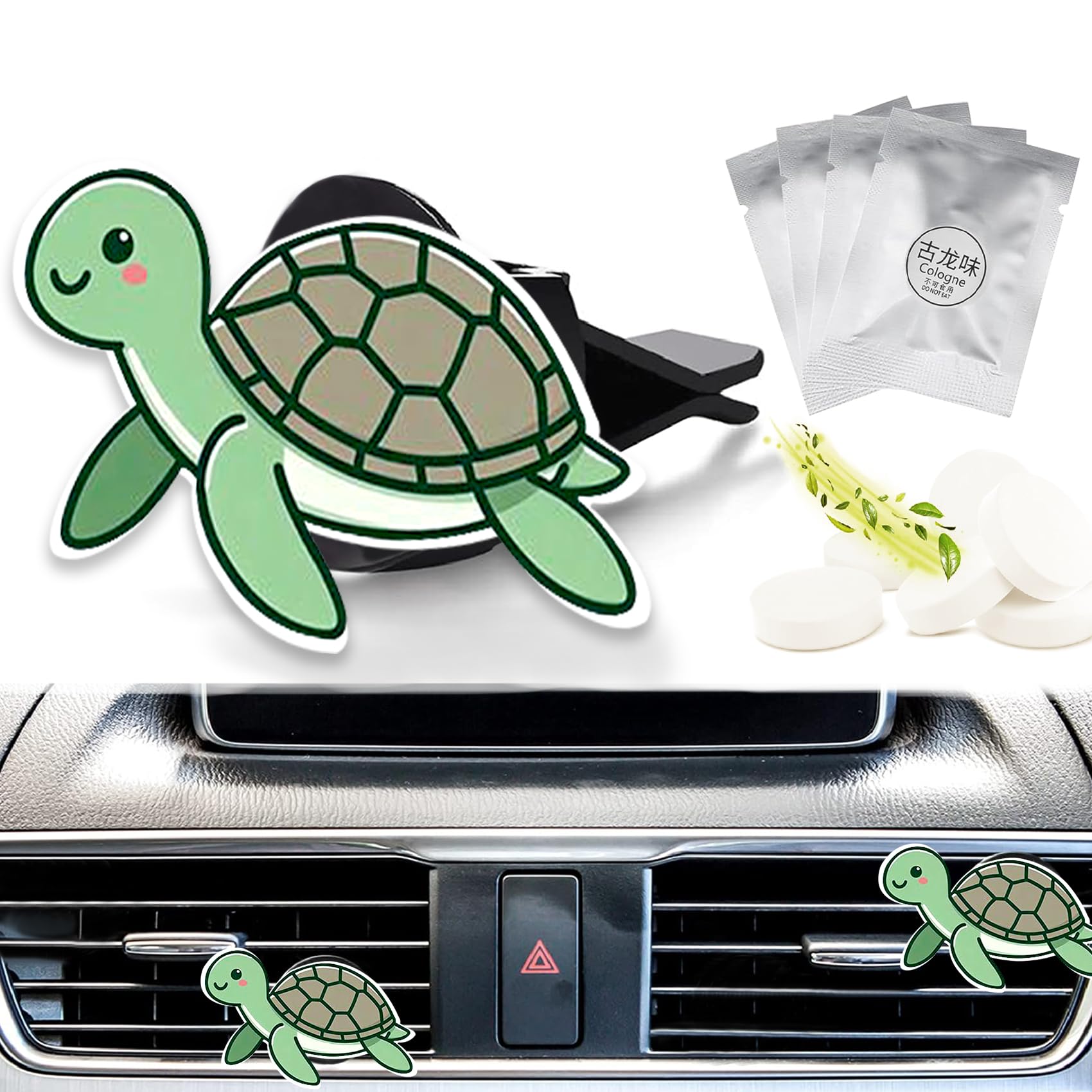 Sea Turtle Car Vent Air Freshener Clips Scented Air Conditioner Clip