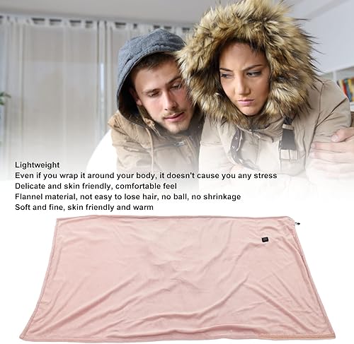 Miniatura 9 de Fydun Manta térmica con calefacción USB, manta térmica con control de temperatura, manta de calefacción por USB, manta eléctrica con calefacción (luz