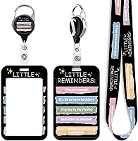 Vista 16 de Soporte para tarjetas de identificación de conciencia sobre el autismo y clip de carrete retráctil, lindo cordón para llaves de rompecabezas