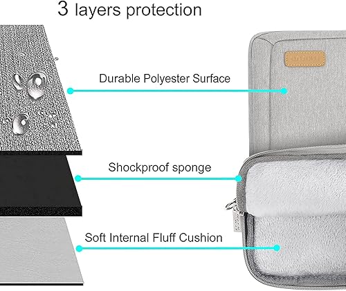 Miniatura 3 de MOSISO Bolsa de hombro vertical para laptop compatible con MacBook Air de 15 pulgadas M2 A2941 2023Pro 16 2023-2019 M2 A2780 M1 A2485 A2141Pro 15