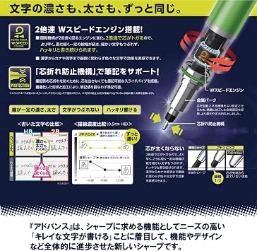 uni Kuru Toga Advance Mechanical Pencil | 0.7mm | White [M7-559]