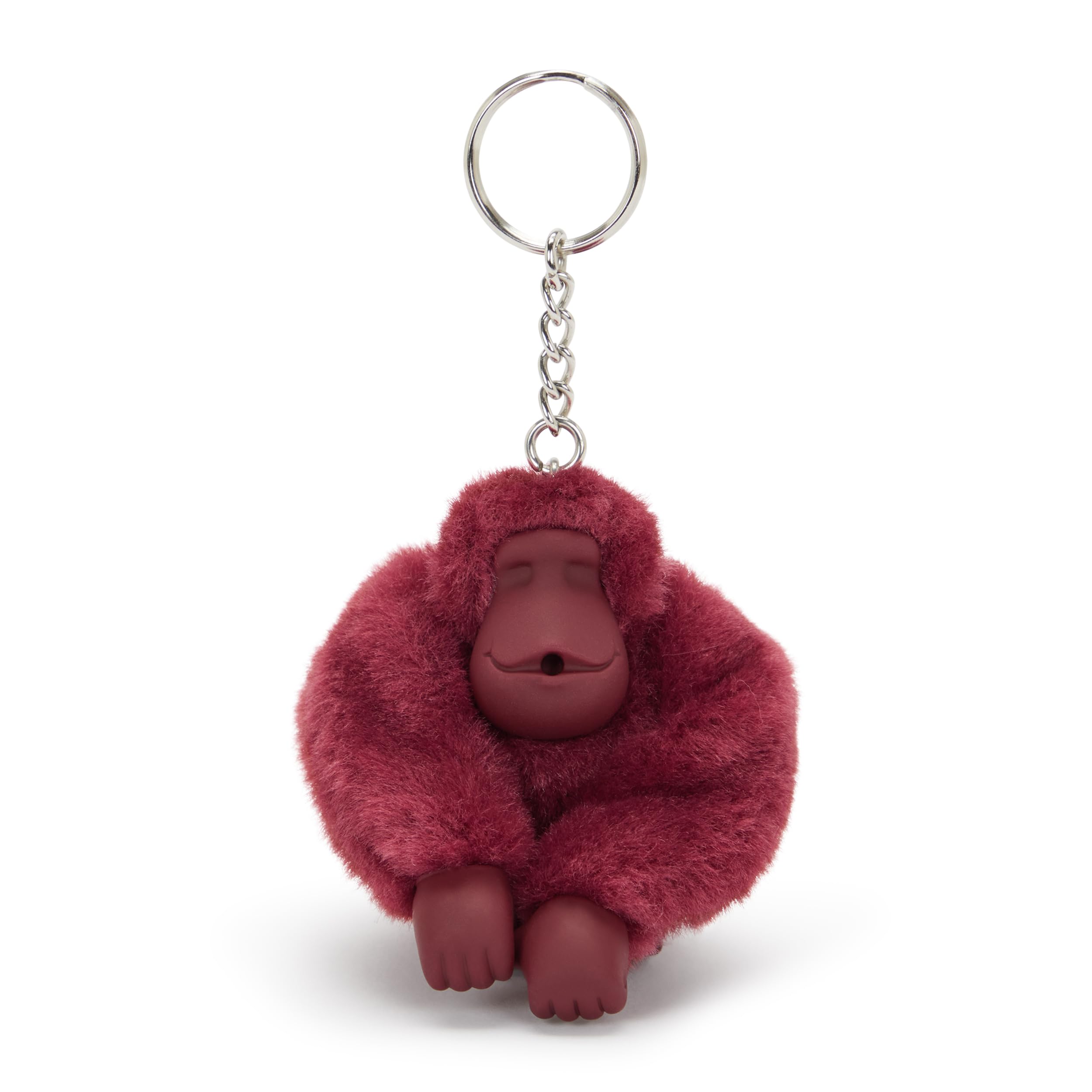 Porte-clés Kipling Monkeyclip M - Singe Moyen, Couleur Lounge Wine (rouge) - Accessoire Mignon Et Pratique - 11