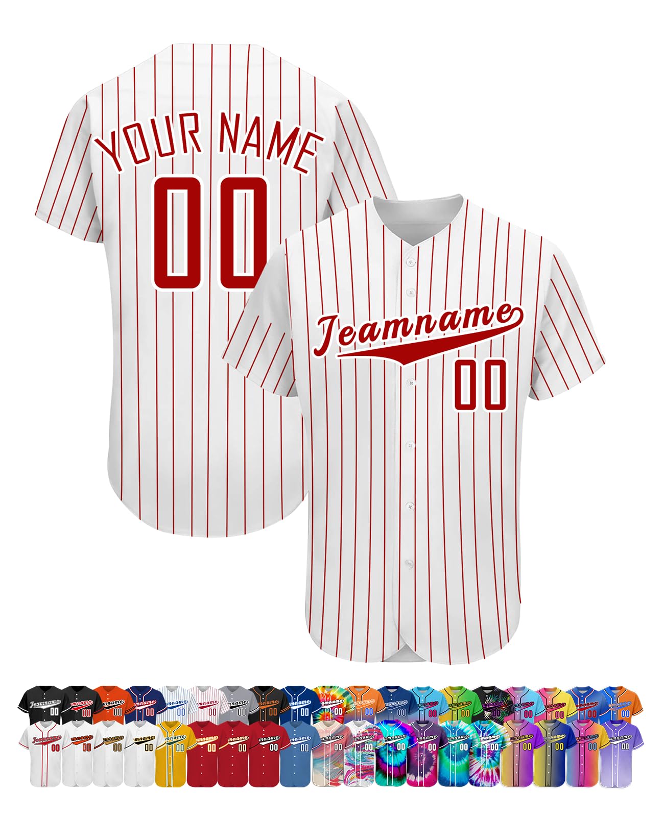 Custom Baseball Jersey Customize Name/Number/Logo Softball Shirt for Men Personalized Baseball Jerseys Shirts for Women Kids Style 3