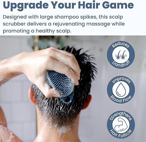 Miniatura 3 de Scrub-dub - Exfoliante antimicrobiano prémium para cuero cabelludo y cuerpo  Exfoliante facial y limpiador de cuero cabelludo para la caspa