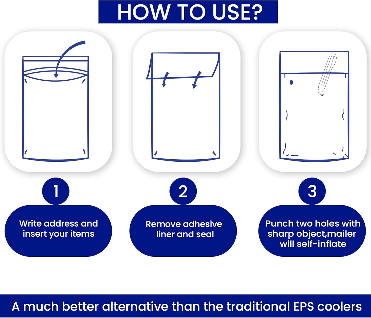 Insulated Mailers for Cold Shipping - Kangaroo Expanding Mailer - 9" x 11" x 1 3/8" - Bulk 72 Count - Insulated Sealed Clasp Envelopes for Medicine, Food, Perishables