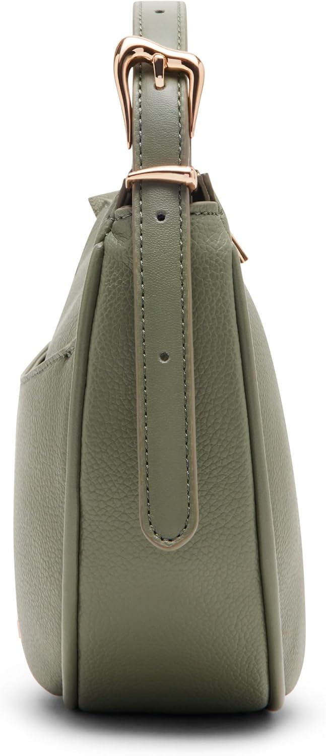 Anne Klein Women's Anne Klein Sculpted Buckle Half Moon Crossbody