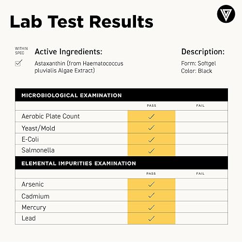 Miniatura 7 de Vital Vitamins Magnesium Glycinate 180 ct + Astaxanthin 60 ct