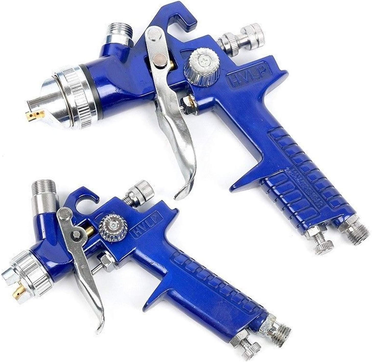 Airbrush- 1.4 0.8mm HVLP Feed Professional Cars er Airbrush Pneumatic Airbrushs 600 250ml Cup Set -HVLP
