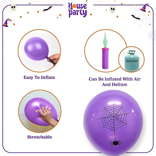 Miniatura 10 de HOUSE OF PARTY Globos de látex (látex fantasma)