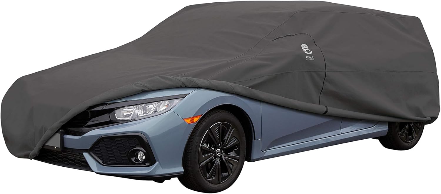 Classic Accessories Over Drive PolyPRO™ 3 Hatchback Car Cover, Fits hatchbacks/Wagons 14' - 15'3"L