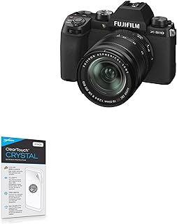 BoxWave Screen Protector Compatible With Fujifilm X-S10 - ClearTouch Crystal (2-Pack), HD Film Skin - Shields From Scratches