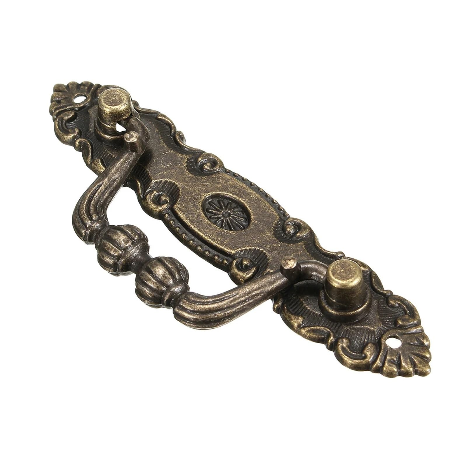 HUWOYG 6 Pcs Antique Bronze Drawer Cabinet Handle Zinc Alloy Door Knobs Cupboard Pull for Cupboards Wardrobe