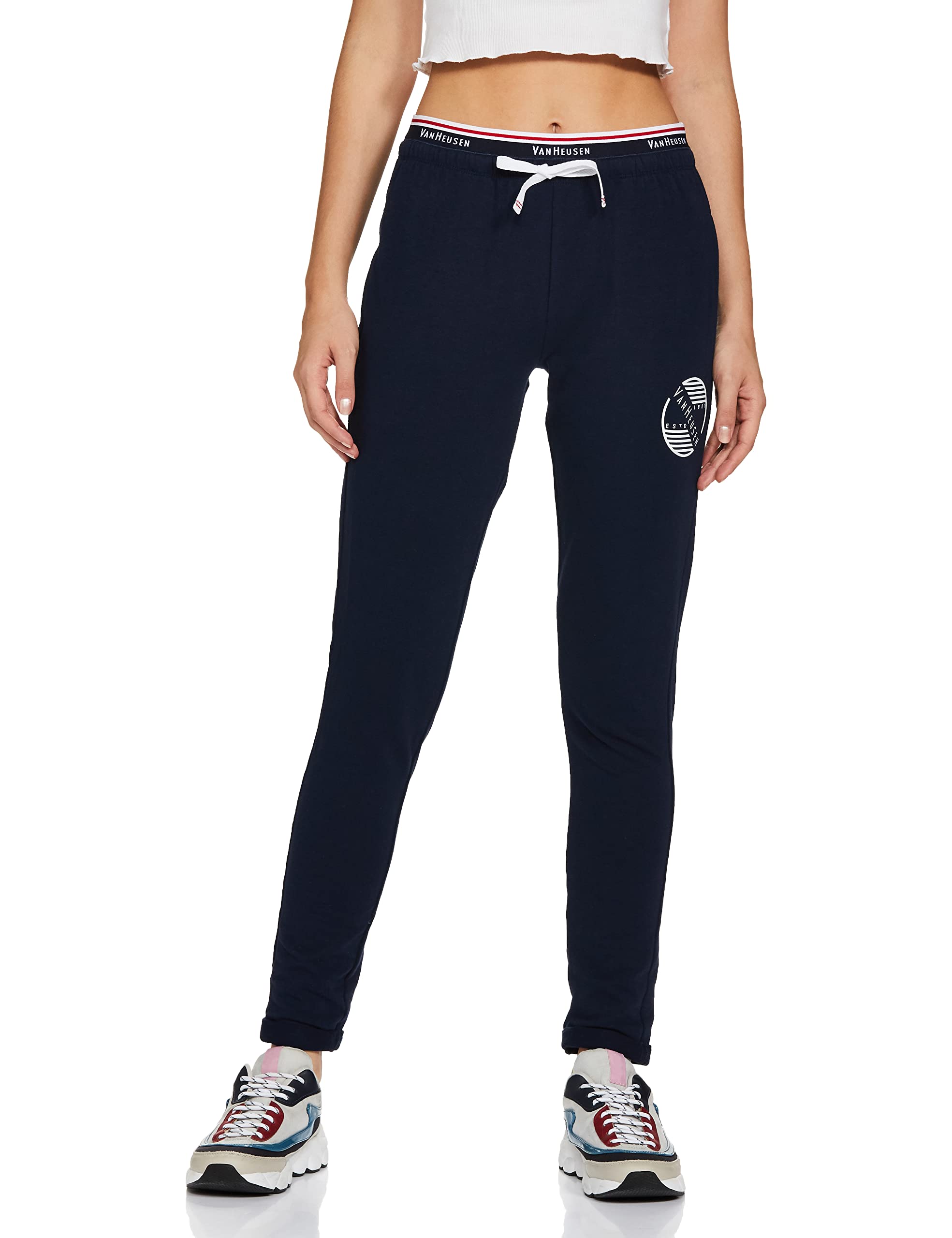 van heusen Women High Rise Athleisure Antiviral Regular Fit Joggers - Body Hug, Moisture Wicking, Reflective Trim-picture-16