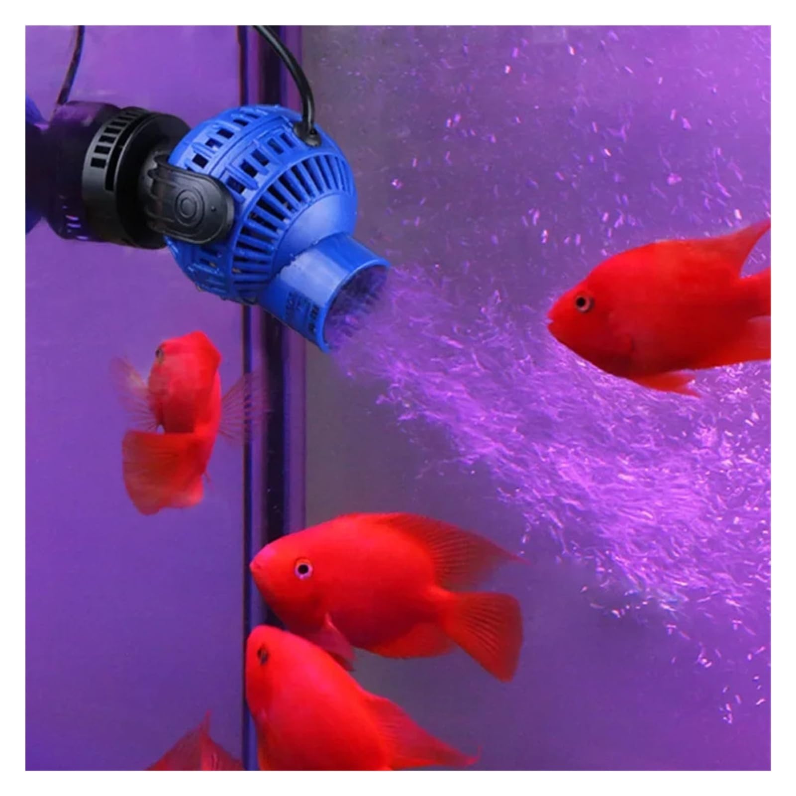 Bomba de Potencia de circulación Sumergible for Acuario, generador de Olas de 220V, 6-26W, con Base de succión magnética, Flujo Ajustable, Tanque de Peces Marinos(JVP-231)
