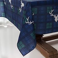 Vista 8 de Mantel de Navidad nórdico rectangular (59 x 78 pulgadas, contemporáneo)