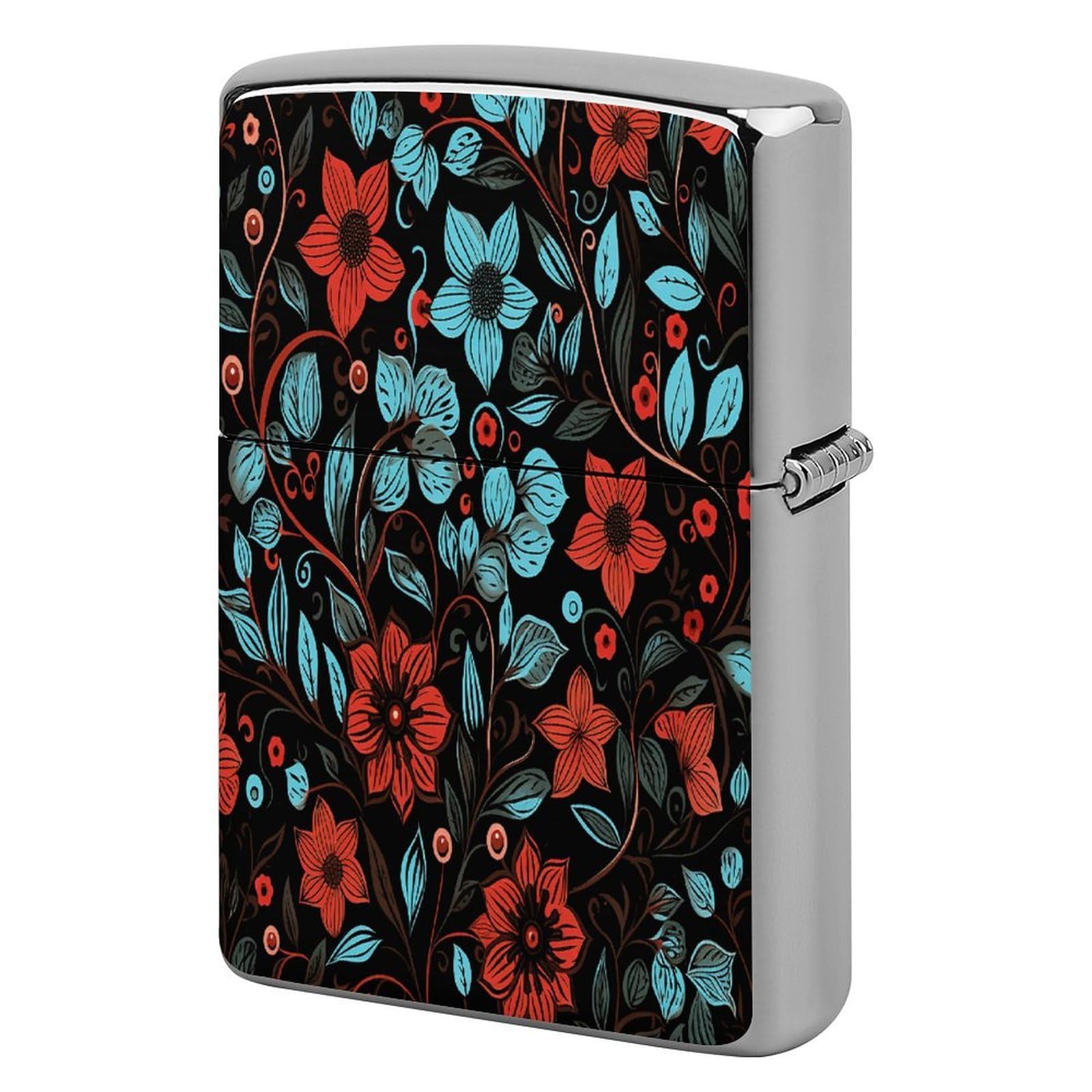 Fodpand Style Flowers And Nature Metal Lighter Case Cover Lighter Sleeve