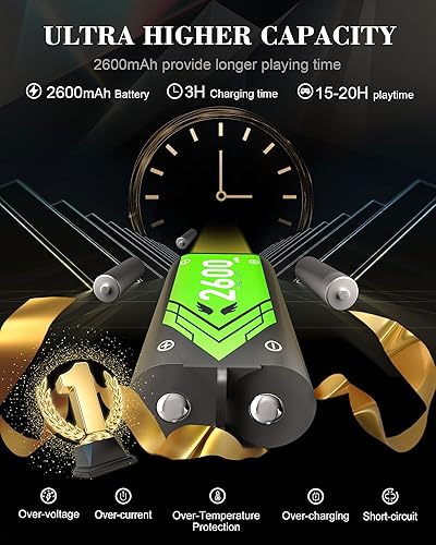 Miniatura 2 de Paquete de batería recargable para Xbox OneXbox One SXbox One XXbox One Elite, kit de juego y carga de 2600 mAh con cable de carga USB de 9.8 pies e