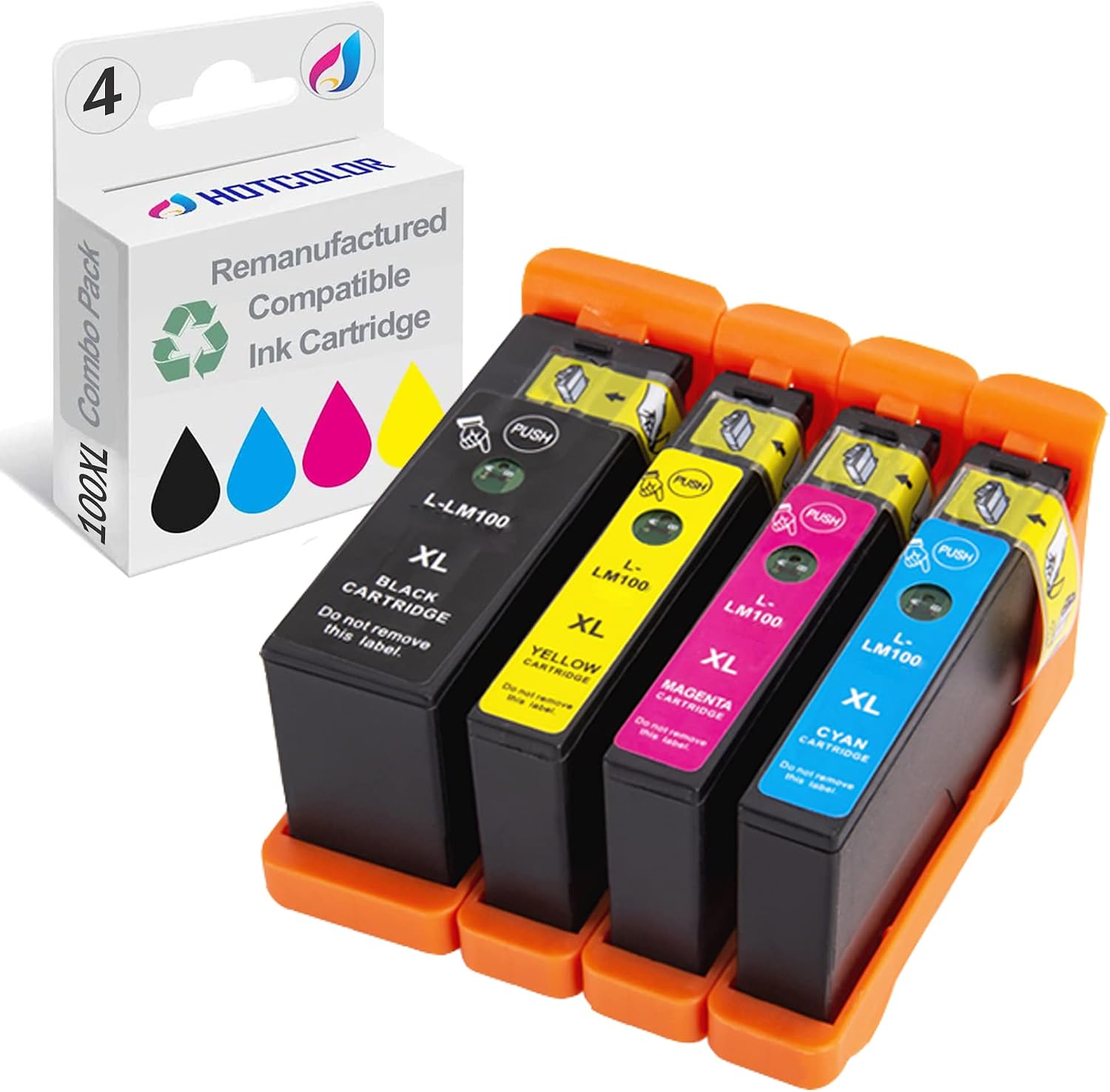 HOTCOLOR Compatible Lexmark 100XL Ink 