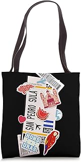 Airport and Airline Tags - Boarding Pass of San Pedro Sula Tote Bag