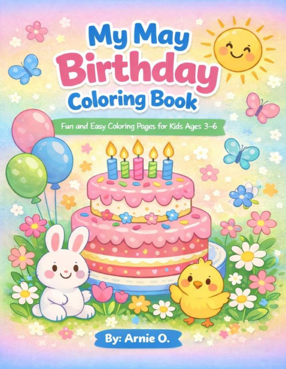 My May Birthday Coloring book