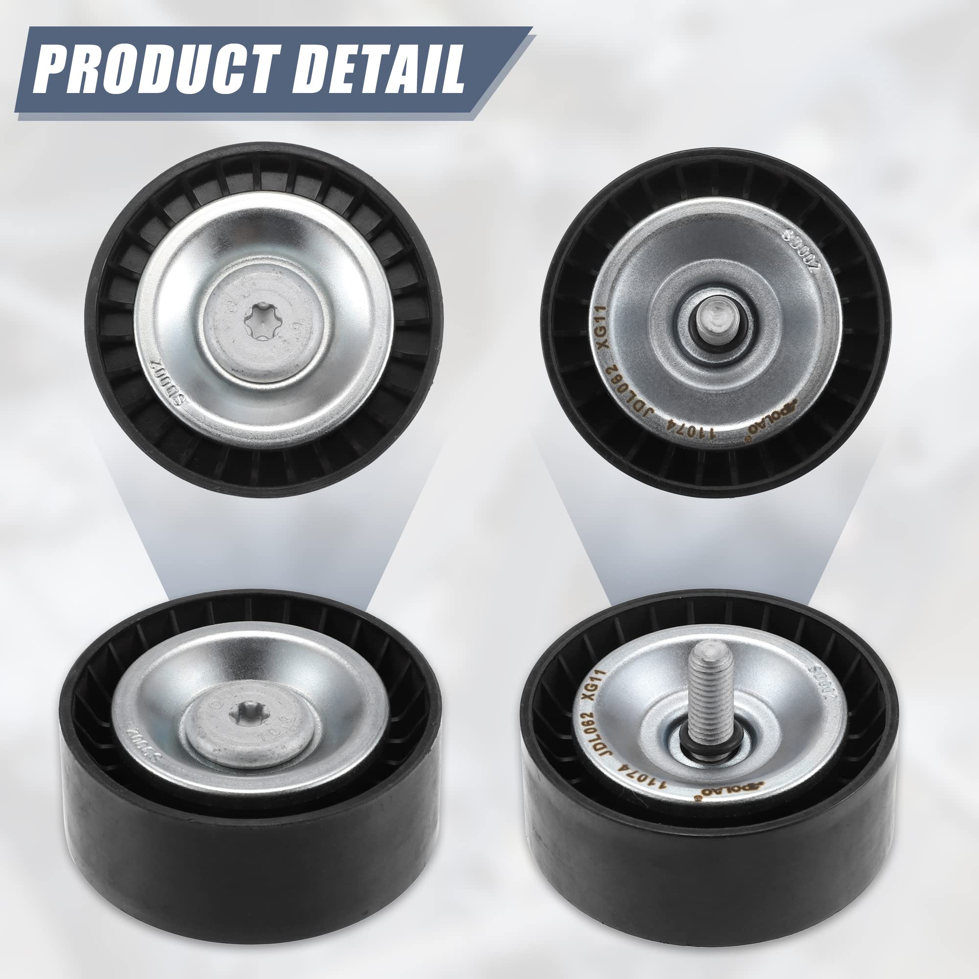 X AUTOHAUX Auto Antriebsriemen Umlenkrolle Zubehör 0002021719 für 