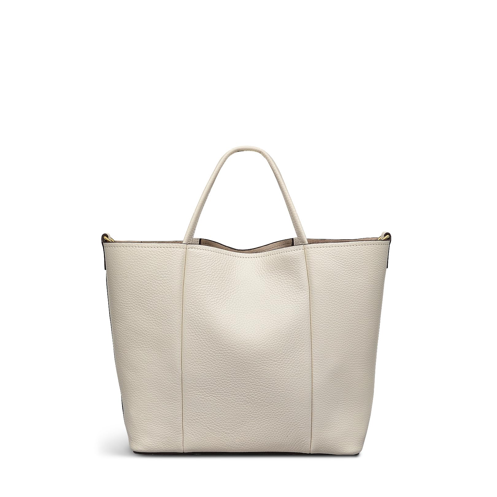 RADLEY London Henrietta Place Women's Medium Leather Open Top Satchel Bag, Chalk