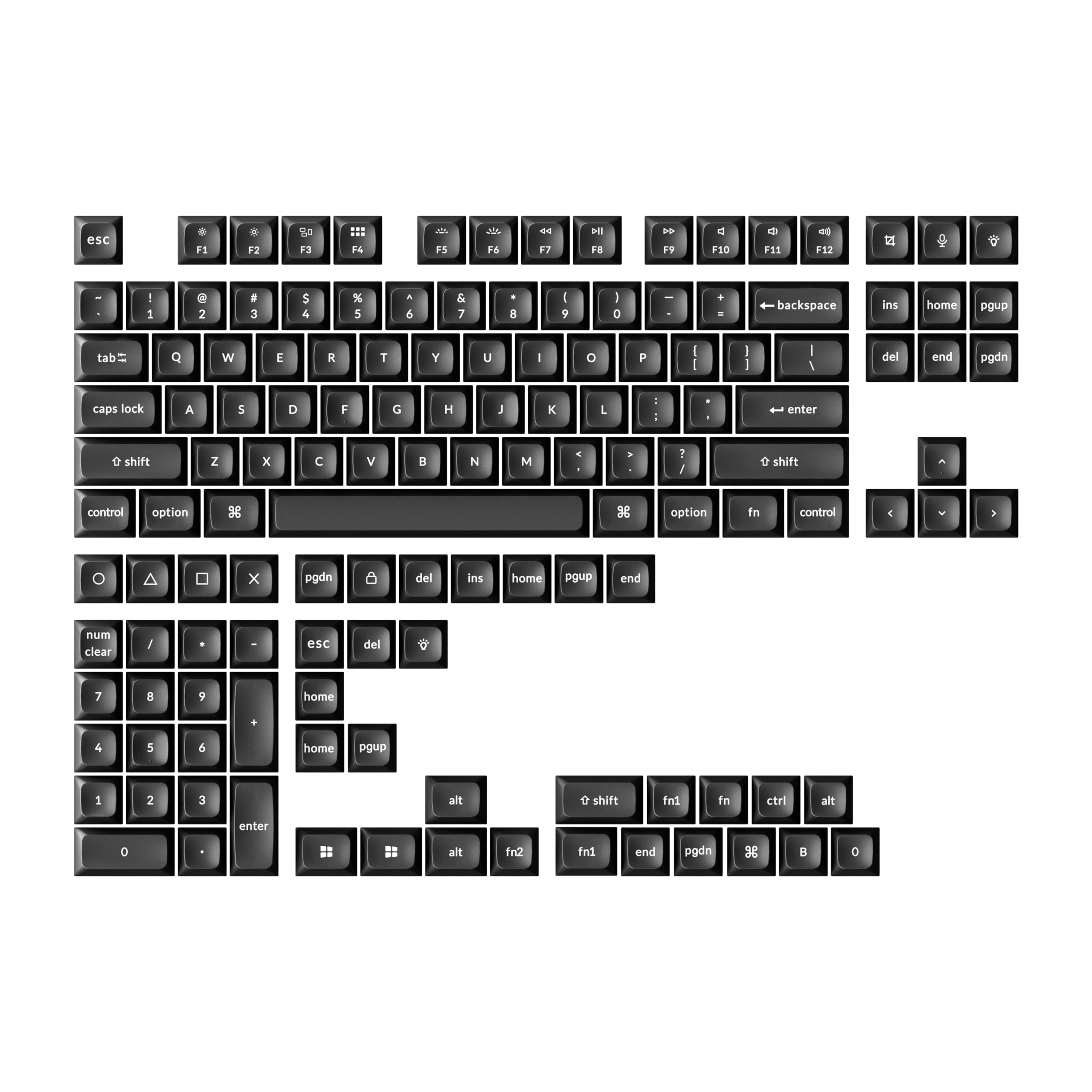 PBT Cherry Profile Double-Shot Keycaps Set