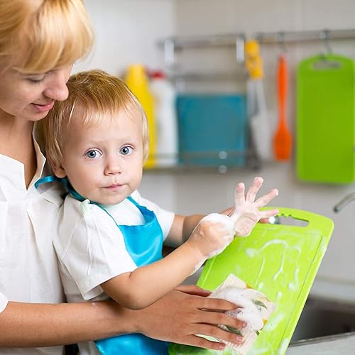 Miniatura 6 de Boao Juego de 6 paños de limpieza de limón para cocina, paños de limpieza, paños absorbentes sin olor, reutilizables, para cocina, manos, paños de