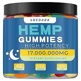 Hemp Gummies Advanced Extra Strength- High Potency Natural Hemp Oil Extract Gummy, Great for Peace & Relaxation,Naturals Fruit Flavors,Made in USA