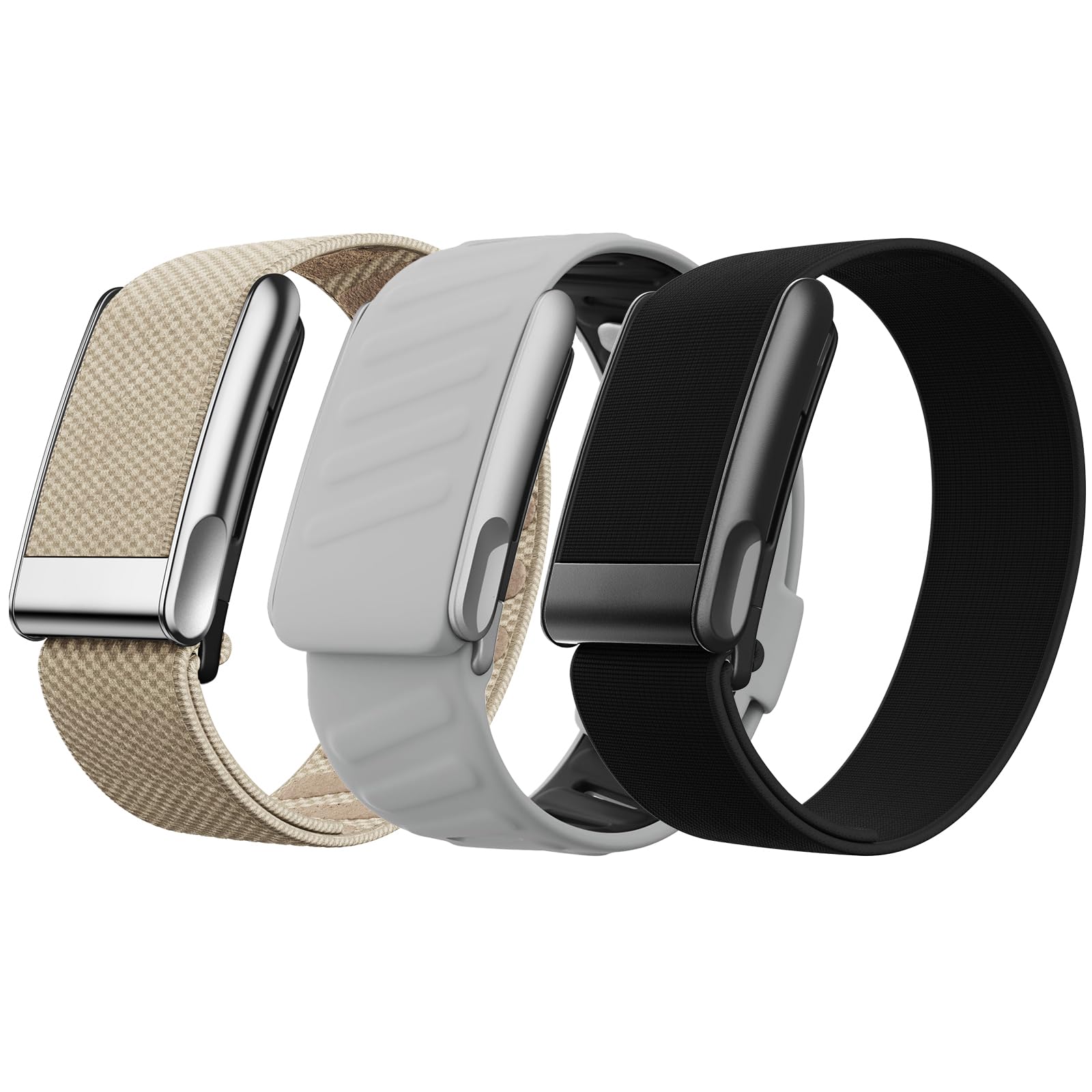 3 Pezzi Cinturini Sportivi Compatibili con WHOOP 5.0/MG per Donna Uomo, SuperKnit/SportFlex/CoreKnit Cinturino-Morbidi Traspiranti Comodi, Cinturini di Ricambio Regolabili - Non Compatibili con Gen 4