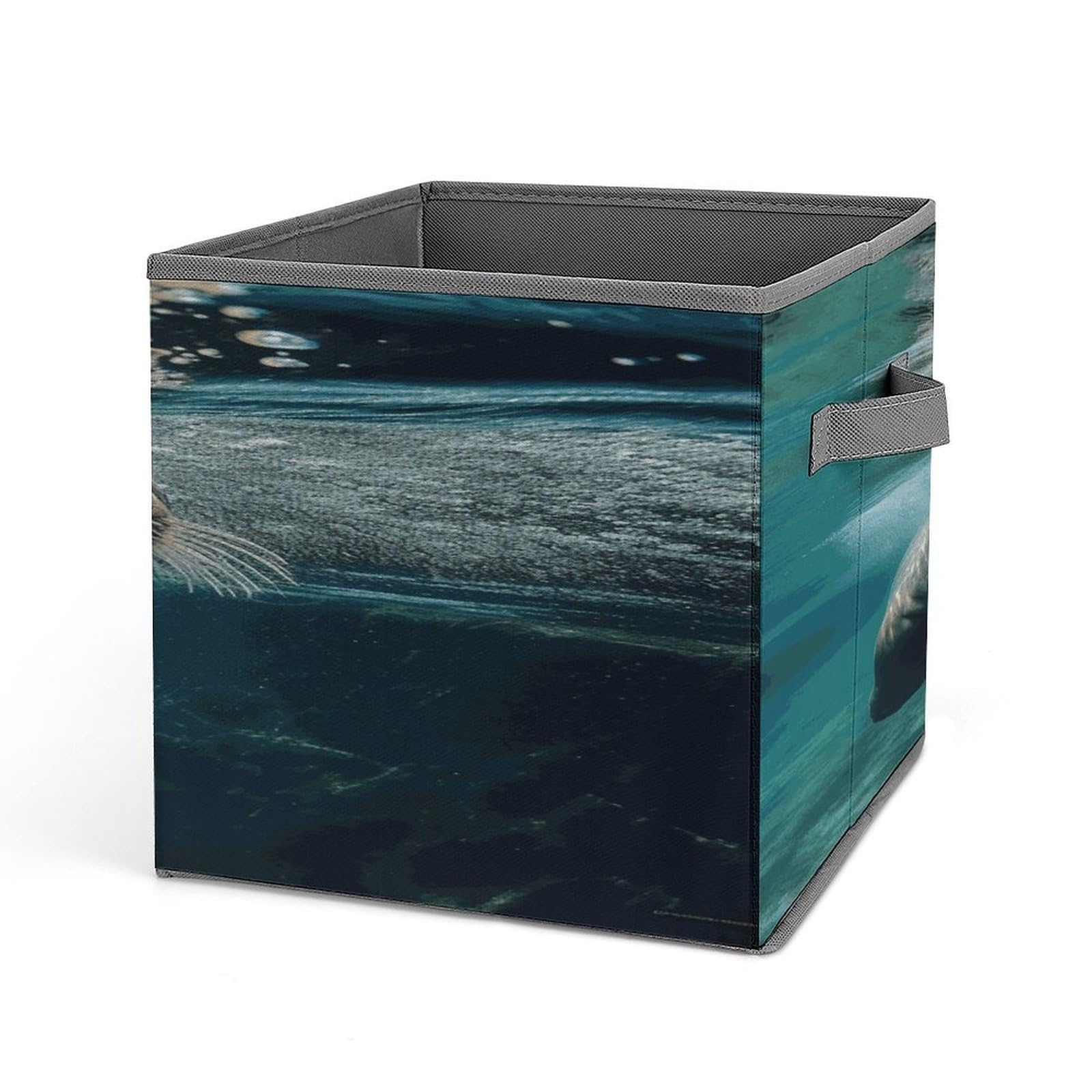 Fekiloot Style Funny Sea Lion Storage Bins Storage Baskets